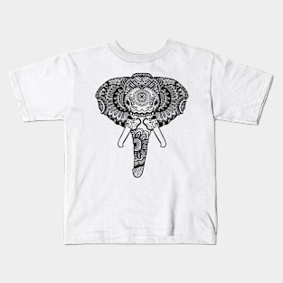 Elephant Mandala T-shirt Design Kids T-Shirt